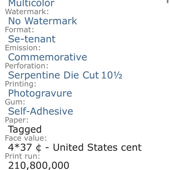 Sheet of Gund Bear USPS Postage Stamps - Picture 2 of 9